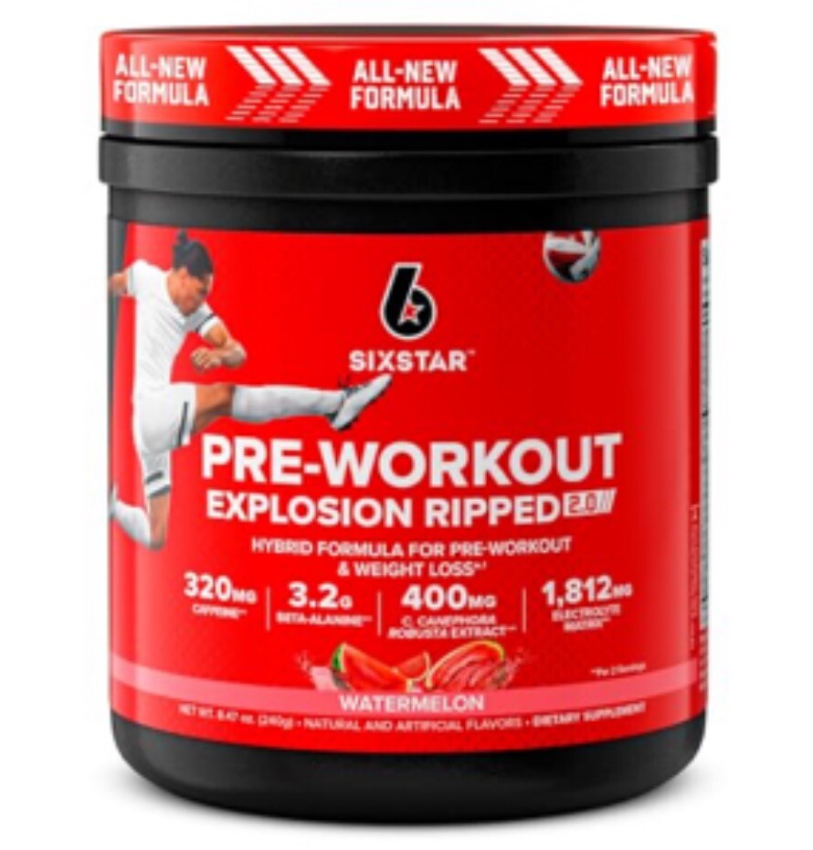 Six Star Pre-Workout Explosion Ripped 2.0