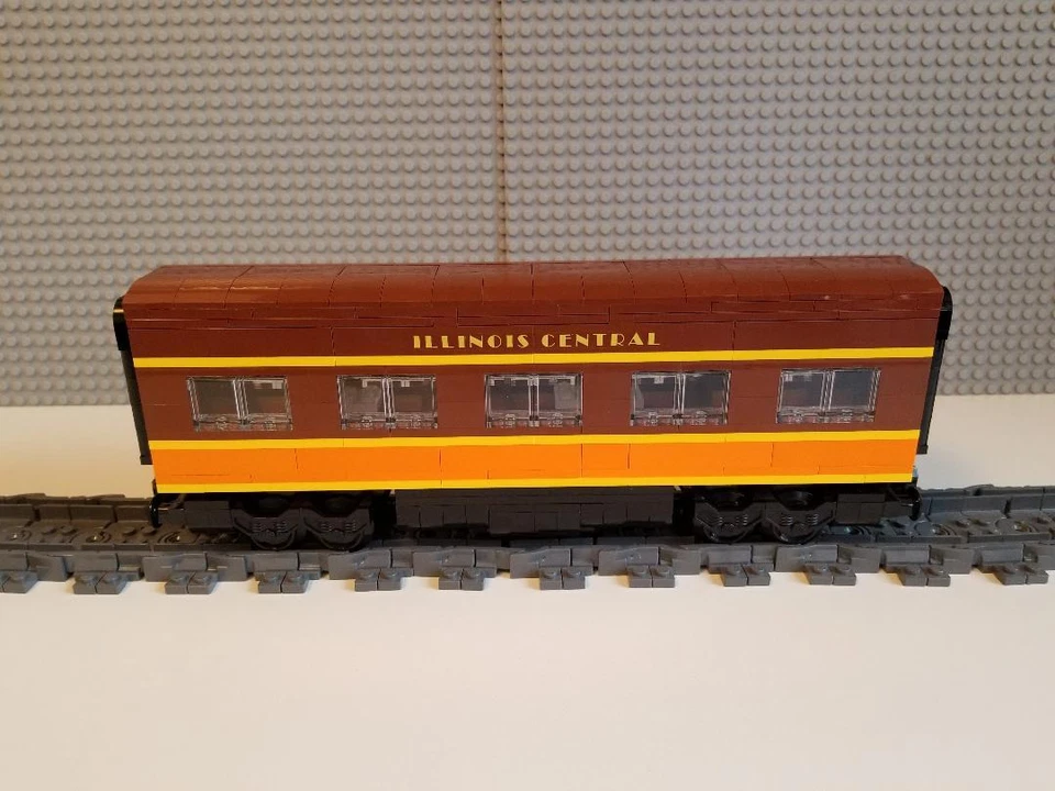 Custom Train Illinois Central Passenger Car -PLEASE READ ITEM DESCRIPTION- - Image 2 of 4