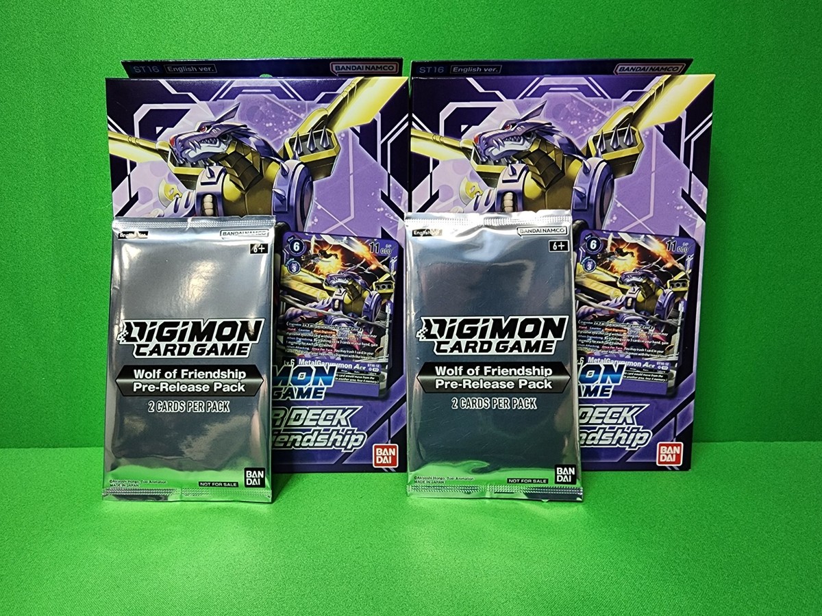 digimon card game wolf of friendship Amazon.com: BANDAI | Digimon Card Game: Starter Deck - Wolf of Friendship  (ST16) | Card Game | Ages 6+ | 2 Players