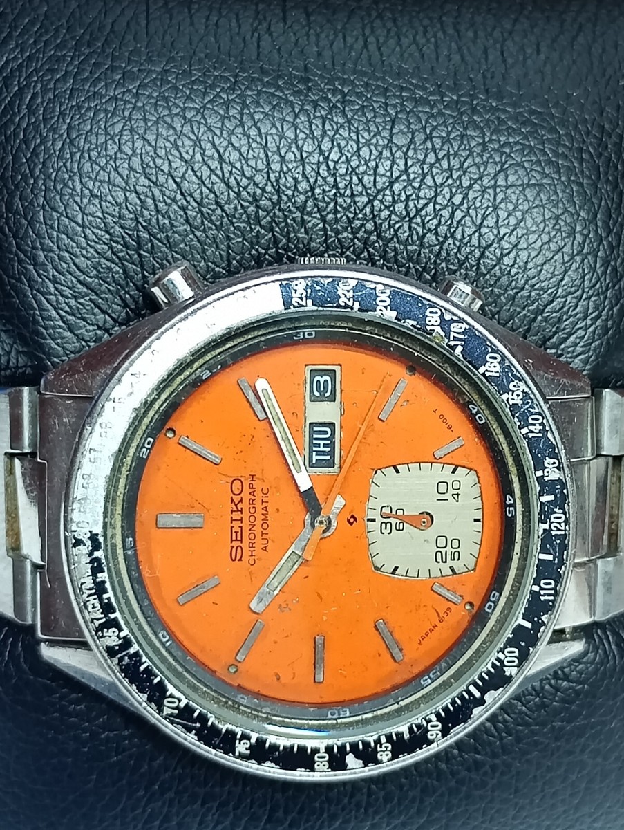 483/セイコー クロノグラフ 6139-6040 自動巻き ビンテージ SEIKO 6139-6040 CHRONOGRAPH AUTOMATIC CHRONOGRAPH ORANGE