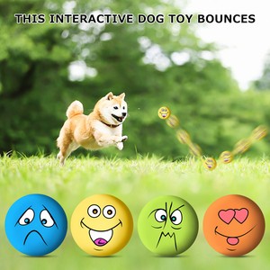 squeaky dog balls with faces