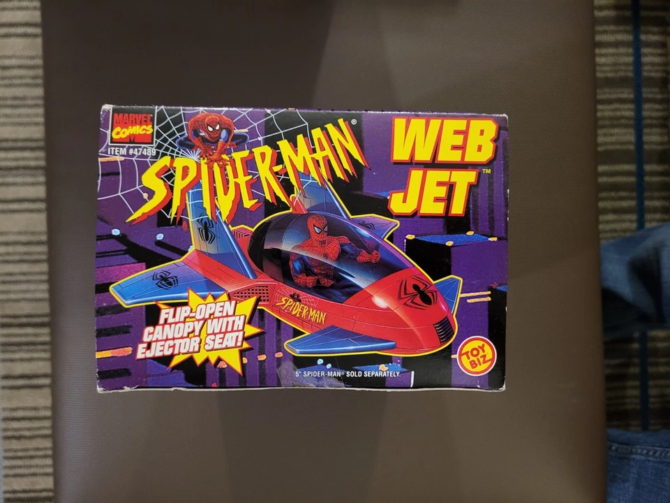 Scorpion Spider Slayer 1996 Spider-Man ToyBiz sin usar, en caja nuevo sin ventana variante caja Foto 2 de 4