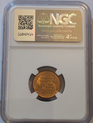 1942-D LINCOLN WHEAT CENT NGC MS 67 RD - Picture 2 of 2