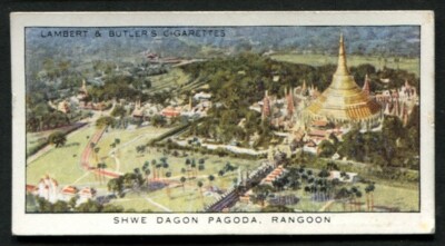 Lambert Butler, Empire Air Routen, 1936, Shwe Dagon Pagode Rangoon, #42