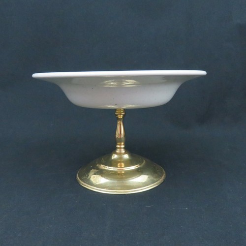 Provincial Blue Metlox Poppytrail Compote Dish Fruit Bowl with Pedestal - Blue - Picture 2 of 7