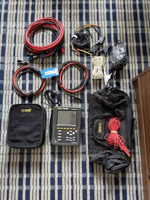 AEMC 8335 PowerPad II Power Quality Analyzer 3 Phase 4 Channel Similar to Fluke