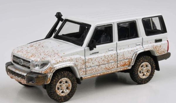 Paragon - Toyota Land Cruiser LC76 Offroad-Effekt, Baujahr 2014, Weiß - 1/64 ...-image