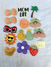Lot of 14 Bogg Bag Tote Charms Flowers Palm Sun Strawberry New Lot K 