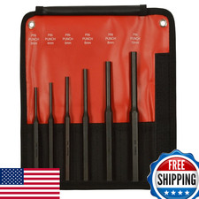 Mayhew 66251 Pin Punch Set 6-Piece Black Oxide Finish
