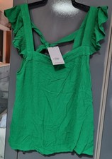 Long Tall Sally Green Blouse Size 14