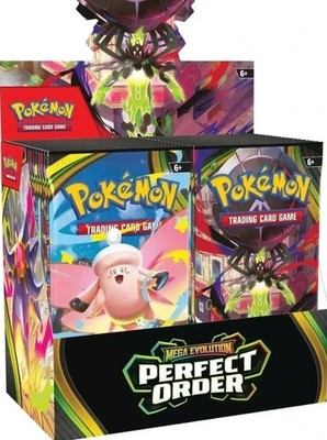 Pokemon Mega Evolution Perfect Order Booster Box Sealed