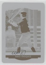 2008 Razor Signature Series Printing Plate Cyan 1/1 Niko Vasquez #99 r9d