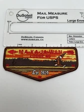 Boy Scouts BSA OA Order Of The Arrow Current Issue Flap Ma-Ka-Ja-Wan Lodge 40