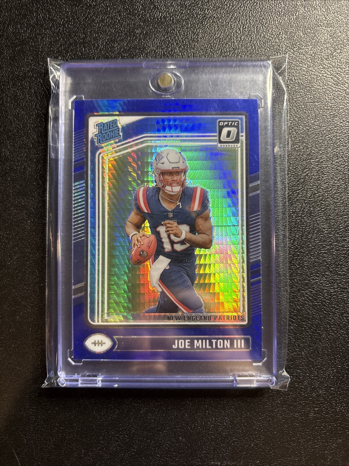 2024 Donruss Optic - Rated Rookie Joe Milton III #255 Blue Hyper Prizm (RC)🔥