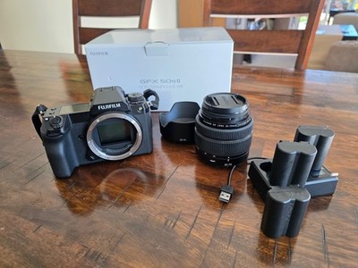 Fujifilm GFX 50S II 51.4MP Mirrorless Camera, GF 35-70mm Lens & Canon Adapter