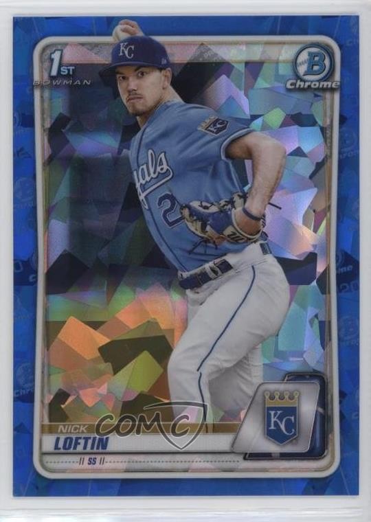 2020 Bowman Chrome Draft Sapphire Edition Nick Loftin #BD-14 09yc