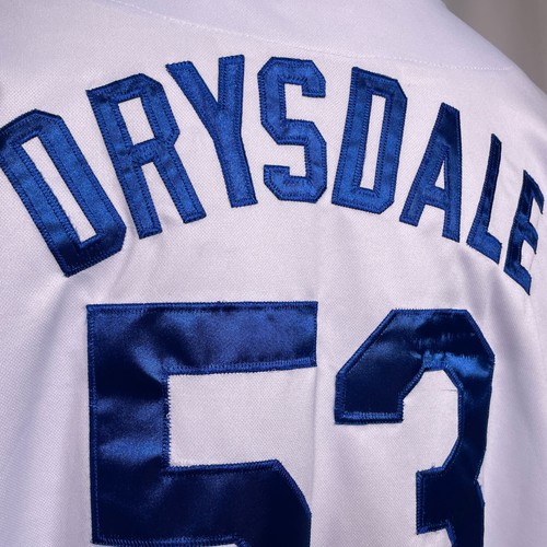 Don Drysdale #53 Los Angeles Dodgers Mitchell & Ness maglia bianca uomo 54 nuova con etichette - Foto 2 di 18