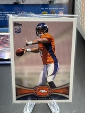 brock osweiler 2012 topps #365 broncos rc rookie