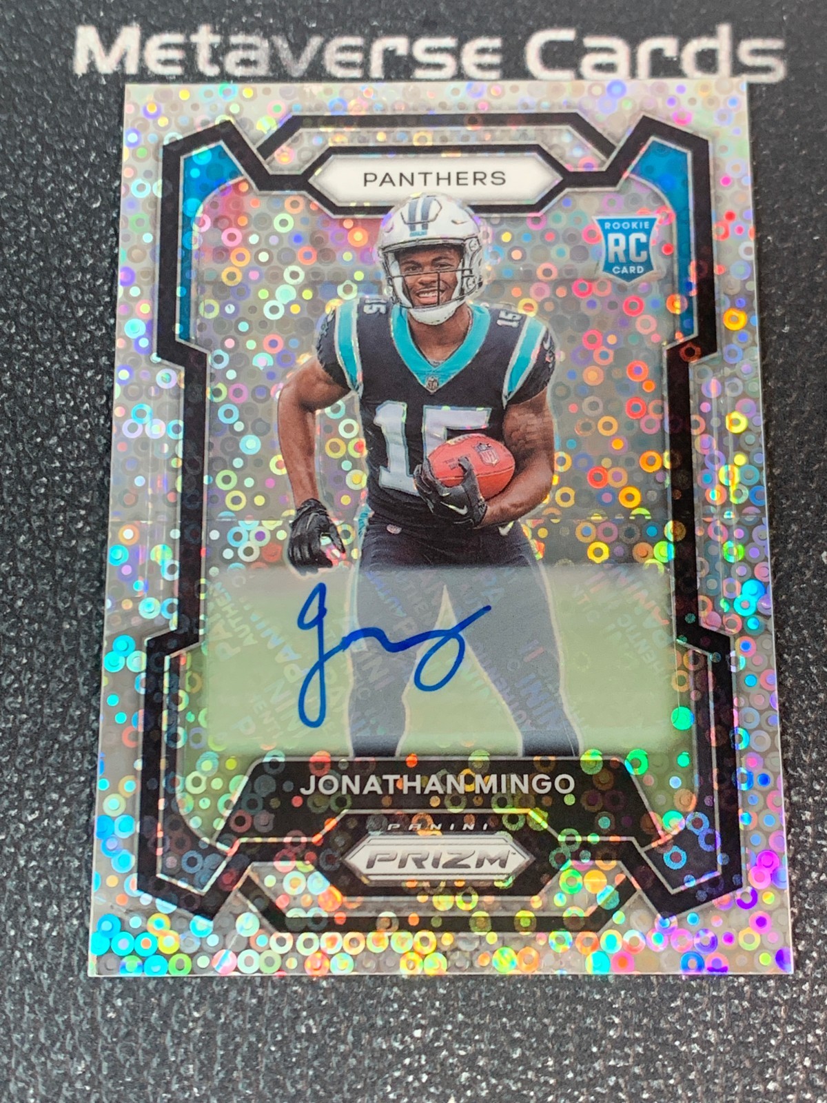 2023 Panini Prizm Rookie Signatures Auto No Huddle #312 RC Jonathan Mingo
