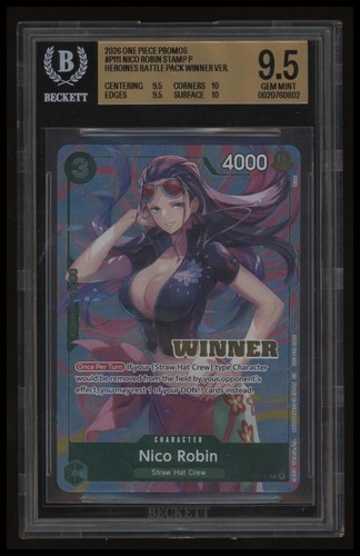 Nico Robin (Heroines Battle Pack) graded BGS 9.5 for sale on eBay