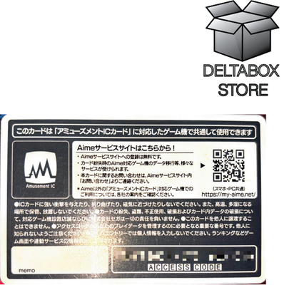 Aimeカード Limited Edition Aime Card Maimai Dance! Ongeki Chunithm Nakano