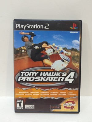 Tony Hawk's Pro Skater 4 (Sony PlayStation 2, 2002) Game, and case, tested.