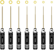 Hex Driver Set Hex Allen Screwdriver Kit 0.9Mm 1.27Mm 1.3Mm 1.5Mm 2.0Mm 2.5Mm 3.