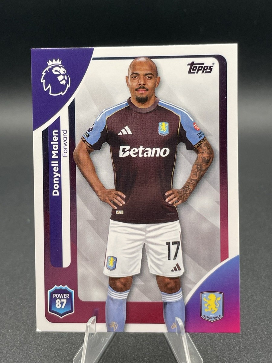donyell malen 10シリ psa9 Donyell Malen Topps Premier League 2025/2026 Topps 25/26 Aston