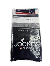 Vtg Jockey Classic Full Rise Brief Underwear Men 36 Set 3 Blue Gray Y Front New