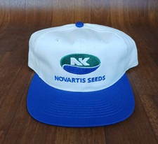 Vintage Northrup King NK Seed Novartis Seeds Hat 90’s Snapback