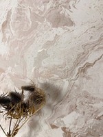 Newroom Vliestapete Rosé Marmoroptik Modern Grafisch Wohnzimmer Schlafzimmer