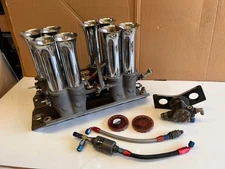 HILBORN BB Chevy Fuel Injection Unit w/ Pump & Extras! SQ PORT 396-C-8E 2-7/16"