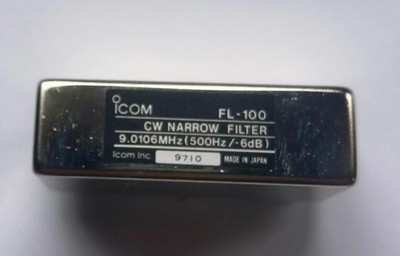 ICOM FL-100 CW/RTTY Narrow Filter 9MHz for Ic-706/IC-721/IC-726/IC-746/IC756
