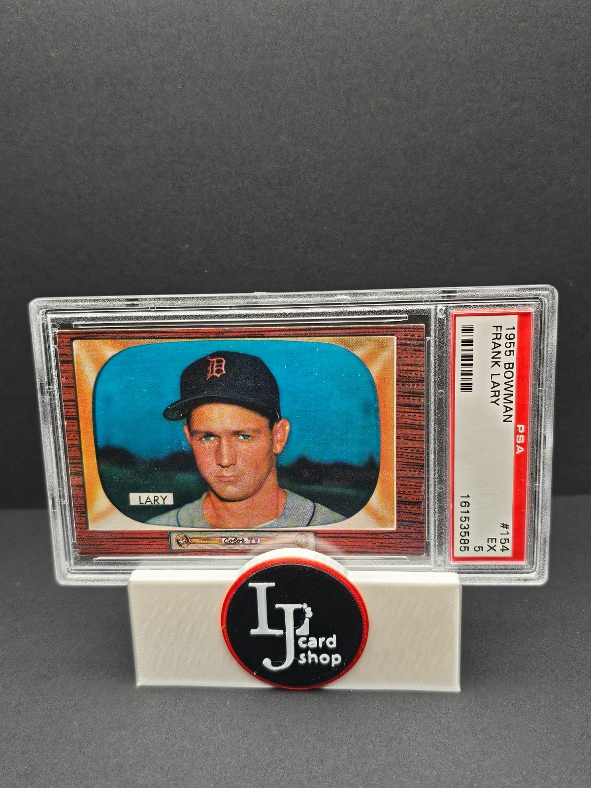 1955 Bowman Frank Lary #154 Detroit Tigers PSA 5 K1