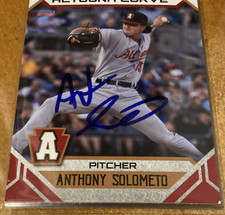 Choice Anthony Solometo Altoona Curve #53 2023 Autographed Baseball Card
