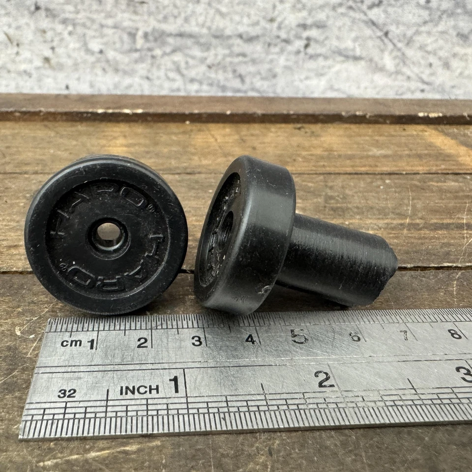 Haro BMX руль торцевые вилки крышки только пластиковый стержень концы Pa винтажный стиль - Изображение 3 из 4