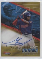 2021 Bowman's Best of Gold Refractor 5/50 Misael Urbina #B21-MU Auto rf2