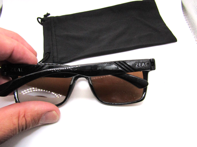 Zeal Optics Black Polarized Unisex Sunglasses Zeal Optics Boone Sunglasses | FramesDirect.com main image 2