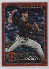 2024 Topps Update Red Crackle Foilboard 33/199 Landen Roupp #US186 jc3