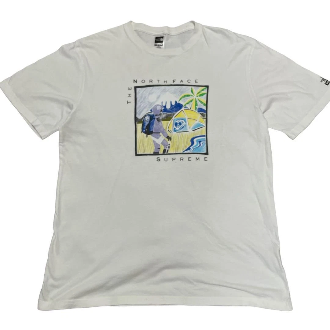 Supreme Homme L Thenface Sketch S/S Haut T Shirt Iconic Streetwear Rare Occasion
