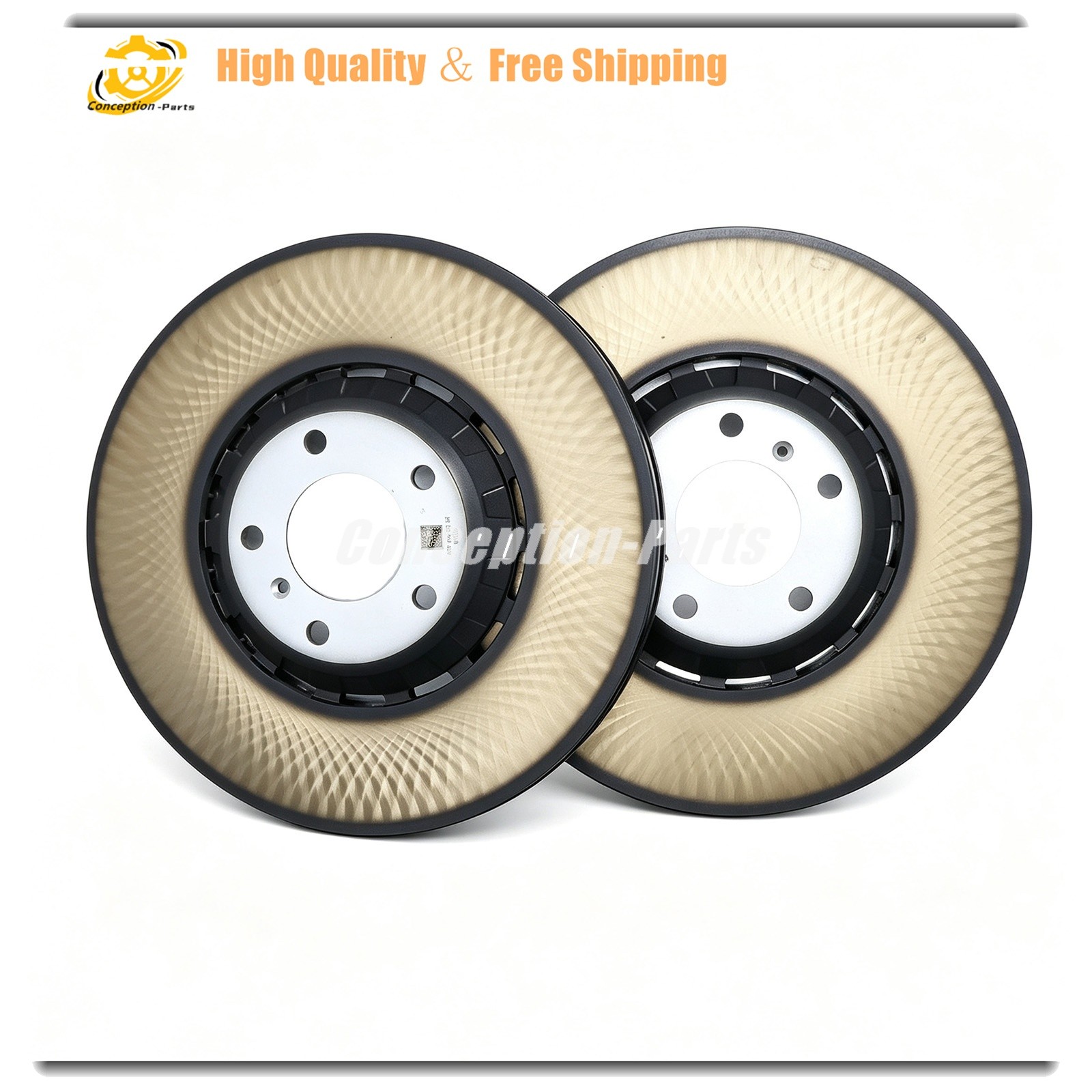Bentley Bentayga Speed 2016-2023 Front Right Brake discs 2 pcs