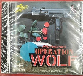 Operation Wolf PC Engine HuCard TurboGrafx PCE Retro Game Japan Sealed NOS