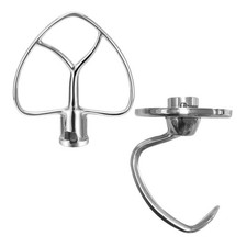 Accessoire Mélangeur Structure Durable En Acier Inoxydable pour Pâtes 4.5Qt