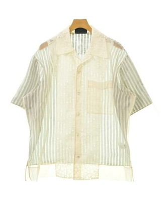 Simone Rocha Casual Shirts Beige(Lace) L 2200616581025