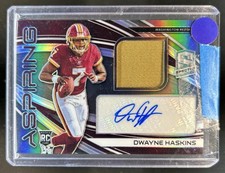 2019 Panini Spectra Dwayne Haskins Aspiring Patch Auto RC #/35 Redskins