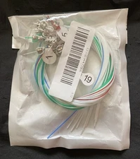 Set of 19 Multicolor Nylon Door Harp Lyre Strings