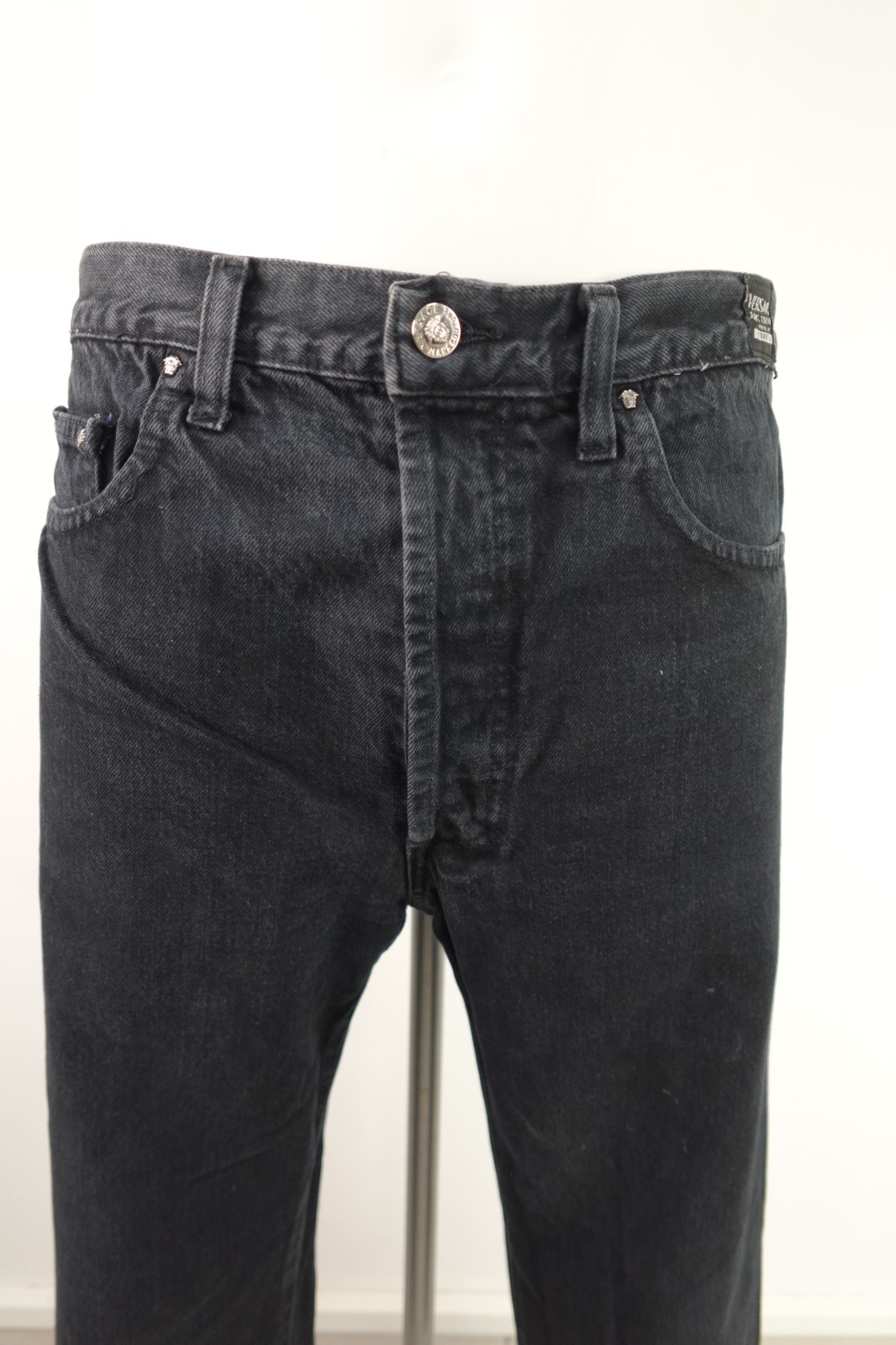 Versace Jeans Couture Men's Trousers Jeans Size 36/50 Denim Man Italy Medusa thumbnail 2