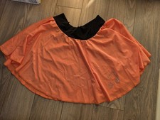 Orange And Black Rock And Roll Dance Competition Skirt