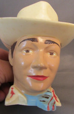 1950 ROY ROGERS KING OF THE COWBOYS CUP F F MOLD AND DIE WORKS WESTERN TV COWBOY