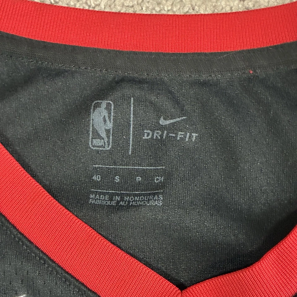 Camiseta deportiva Nike Houston Rockets para hombre pequeña 40 negra Swingman James Harden #13 DriFit Foto 4 de 4